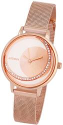ASTRON 8032-0 női karóra, ékszeróra, rózsaarany színű nemesacél tok, rózsaarany színű nemesacél csat, különleges számlap, keményített ásványüveg, quartz szerkezet, cseppmentes vízállóság (8032-0) - oranagyke
