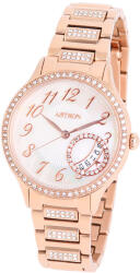 ASTRON 8054-8 női karóra, rózsaarany színű nemesacél tok és csat, fehér / gyöngyház színű számlap, keményített ásványüveg, quartz szerkezet, 50 m (5 ATM) vízállóság (8054-8) - oranagykereskedes