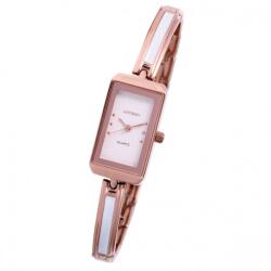 ASTRON 5748-0 női karóra, rózsaarany színű fém tok, rózsaarany színű fémcsat, fehér számlap, keményített ásványüveg, quartz szerkezet, cseppmentes vízállóság (5748-0) - oranagykereskedes