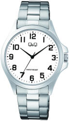 Q&Q férfi karóra, quartz, ezüst színű fémtok, fehér színű számlap, ezüst színű acél karcsat, C36A-005PY (4092-9)