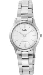 Q&Q női karóra, quartz, ezüst színű fémtok, ezüst színű nemesacél csat, ezüst színű számlap, C11A-030PY (4204-6)