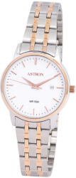 ASTRON 8047-8 női karóra, bicolor színű nemesacél tok, bicolor színű nemesacél csat, fehér számlap, keményített ásványüveg, quartz szerkezet, 50 m (5 ATM) vízállóság (8047-8) - oranagykereskedes