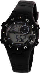 TIKO TIME női műanyag karóra, quartz, fekete színű tok és csat, LCD számlap (7455-0)