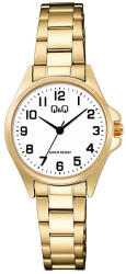 Q&Q női karóra, quartz, arany színű tok, arany színű fémcsat, fehér számlap C37A-016PY (4218-7)