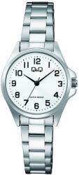 Q&Q női karóra, quartz, ezüst színű fémtok, fehér színű számlap, ezüst színű acél karcsat, C37A-005PY (4093-0)