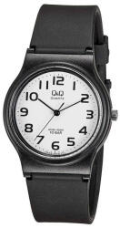 Q&Q unisex műanyag karóra, quartz, fekete színű, VP46J005Y (4746-3)