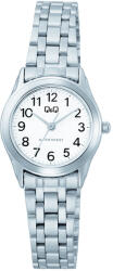 Q&Q női karóra, quartz, ezüst színű fémtok, fehér színű számlap, ezüst színű acél karcsat, C50A-004PY (4093-2)