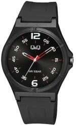 Q&Q férfi karóra, quartz, fekete színű műanyag szíj, fekete színű műanyag tok, fekete színű arab számos számlap, V04A-005VY (4098-3)