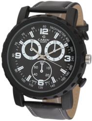 Cardy férfi karóra, fekete színű fémtok, fekete szíj, fekete számlap, quartz szerkezet, cseppmentes vízállóság (2646-0)