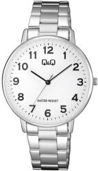 Q&Q férfi karóra, quartz, ezüst színű fémtok, fehér színű számlap, ezüst színű acél karcsat, C64A-002PY (4088-1)
