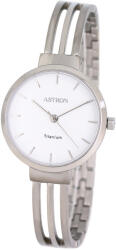 ASTRON 8055-7 női karóra, ezüst színű titánium tok, ezüst színű titánium csat, fehér számlap, keményített ásványüveg, quartz szerkezet, 50 m (5 ATM) vízállóság (8055-7) - oranagykereskedes