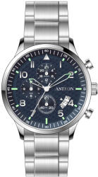 ASTRON 8059-2 férfi karóra, ezüst színű nemesacél tok, ezüst színű nemesacél csat, kék számlap, keményített ásványüveg, quartz szerkezet, 5 ATM vízállóság (8059-2) - oranagykereskedes