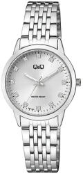 Q&Q női karóra, quartz, ezüst színű fémtok, ezüst színű nemesacél csat, ezüst színű számlap, QZ81J201Y (4211-4)