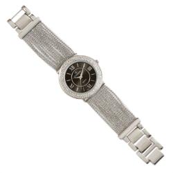 Cardy női ékszeróra, ezüst színű fémtok, ezüst színű fémcsat, fekete színű számlap, quartz szerkezet, cseppmentes vízállóság (2650-4)