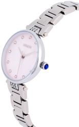 Merion női karóra, ezüst színű fém tok, ezüst színű acél karcsat, rózsaszín színű MOP számlap, quartz szerkezet, cseppmentesség (3189-6)