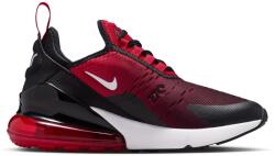 Nike Юношески маратонки Nike Air Max 270 React Junior Trainers - Red/Black