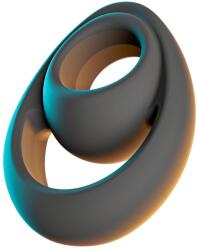 Erecto - erős pénisz- és heregyűrű (fekete) - sexshopcenter