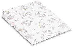 Sensillo pamut huzat reflux párnához 30 x 38 cm - Fehér/szürke erdei állatok róka