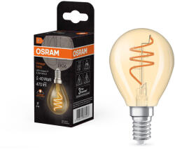 OSRAM LED dekoratív izzó P46 gömb E14 4.9W = 40W 470lm 2200K Meleg CRI90 300° Vintage 1906 Osram (4058075836563)