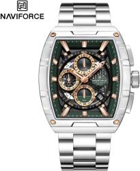 Naviforce Ceas NAVIFORCE TN-38583 - Argintiu / Verde KP38583 Ceas