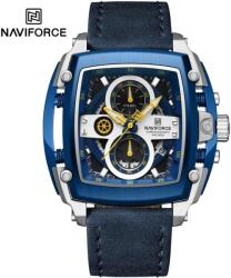 Naviforce Ceas NAVIFORCE TU-38627 - Albastru / Argintiu KP38627 Ceas