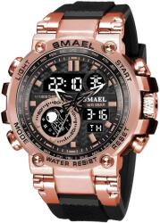 SMAEL Ceas SMAEL LO-29441 - Negru / Roz Auriu KP29441 Ceas