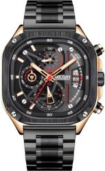 MEGIR Ceas MEGIR SI-38561 - Negru / Aurie KP38561 Ceas