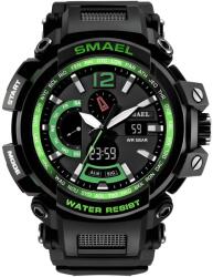 SMAEL Ceas SMAEL TO-14087 - Negru/Verde KP14087 Ceas