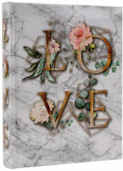  Fotóalbum 19, 5x25 cm Könyvkötésű 200 Darab 10x15 cm-es Fotóhoz Love (AAE259)