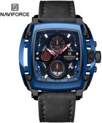 Naviforce Ceas NAVIFORCE TU-38599 - Negru / Albastru KP38599 Ceas