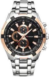 Curren Ceas CURREN EN-14405 - Argintiu / Negru / Auriu KP14405 Ceas
