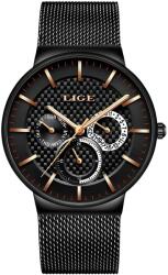 LIGE Ceas LIGE MA-4053 - Negru KP4053 Ceas