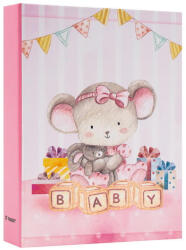  Baba Fotóalbum 12, 5x16, 5 cm 36 Darab 10x15 cm-es Fotóhoz Rózsaszín (AAE272)