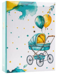  Baba Fotóalbum 12, 5x16, 5 cm 100 Darab 10x15 cm-es Fotóhoz Kék (AAE296)