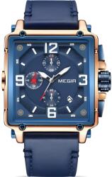 MEGIR Ceas MEGIR VI-38572 - Albastru / Aurie KP38572 Ceas
