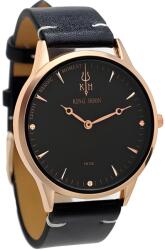 King Hoon Ceas HE-3083 - Negru/Auriu KP3083 Ceas