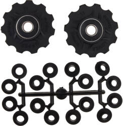 ELVEDES Sebességváltó golyók, gyűrűs csapágyak + távtartók Elvedes 7/8/9/10/11 fekete