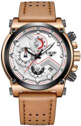 LIGE PR-4072 Karóra - Barna/Fehér KP4072