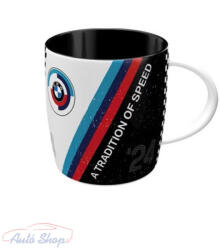  BMW Garage kávésbögre, Art 43078 , Vintage BMW szerelmeseinek, Kerámiabögre 330 ml