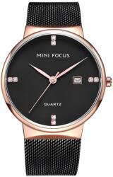 MINI FOCUS RO-23918 Karóra - Fekete/Rózsaarany KP23918