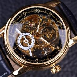 Forsining ED-2607 Férfi Karóra - Fekete/Arany KP2607