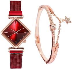 HARAHU CA-36896 Karóra - Piros / Karkötővel 2 KP36896
