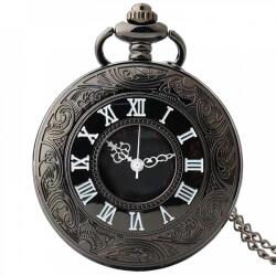 HARAHU ED-25933 Zsebóra - Fekete/Fehér KP25933