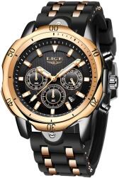 LIGE TE-14651 Karóra - Fekete/Arany KP14651