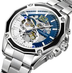 Forsining RH-14581 Karóra - Ezüst/Kék KP14581