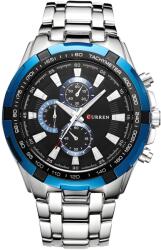 Curren EN-14407 Karóra - Ezüst/Fekete/Kék KP14407