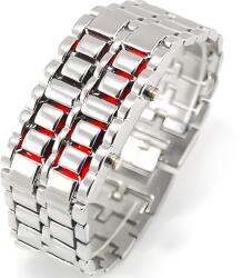 HARAHU IR-2833 Karóra - Ezüst/Piros/Női KP2833