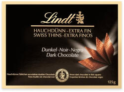 Lindt Csokoládé LINDT Thins Dark étcsokoládé lapocskák 125 g - papir-bolt