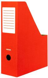 NEBULO Irattartó papucs NEBULO 80 mm karton összehajtható piros (IPAP-P) - papir-bolt