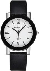 WoMaGe RE-13891 Karóra - Fekete/Fehér KP13891